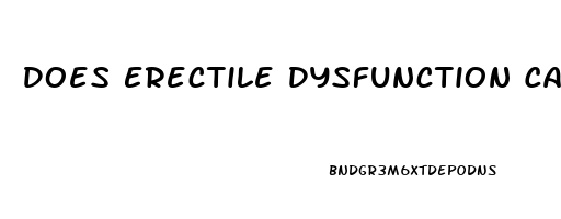 Does Erectile Dysfunction Cause Prostate Cancer