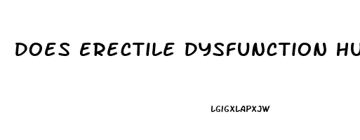 Does Erectile Dysfunction Hurt