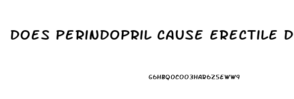 Does Perindopril Cause Erectile Dysfunction