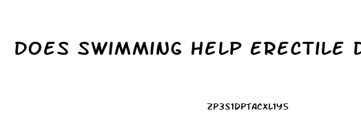 Does Swimming Help Erectile Dysfunction