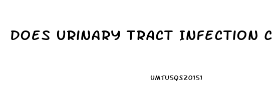 Does Urinary Tract Infection Cause Erectile Dysfunction