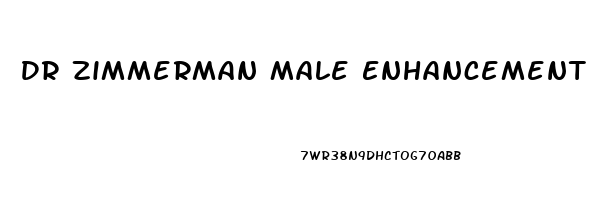 Dr Zimmerman Male Enhancement Reviews