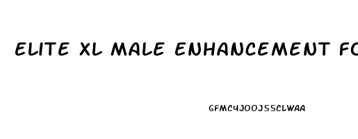 Elite Xl Male Enhancement Formula