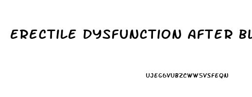 Erectile Dysfunction After Bladder Removal