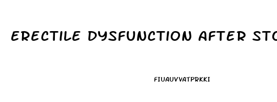 Erectile Dysfunction After Stopping Antidepressants