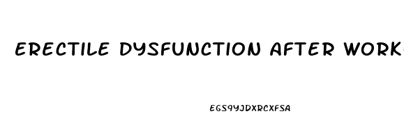 Erectile Dysfunction After Workout