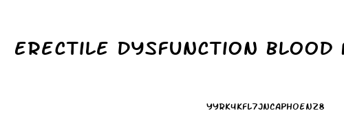 Erectile Dysfunction Blood Flow Treatment