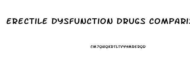 Erectile Dysfunction Drugs Comparison Chart
