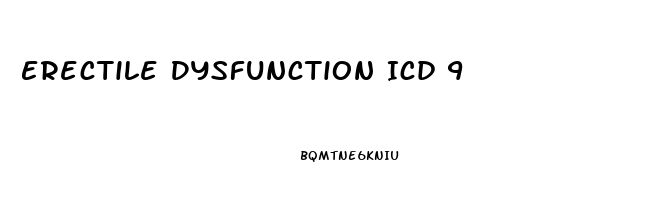Erectile Dysfunction Icd 9