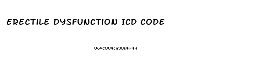 Erectile Dysfunction Icd Code