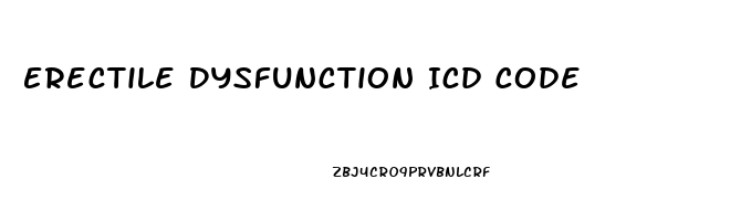 Erectile Dysfunction Icd Code