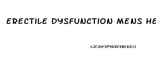 Erectile Dysfunction Mens Health