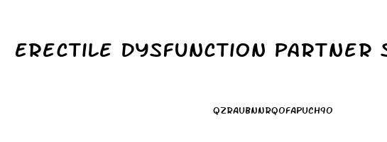 Erectile Dysfunction Partner Support