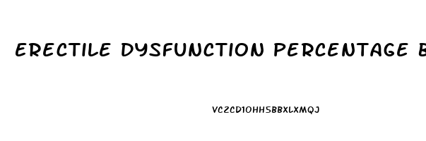 Erectile Dysfunction Percentage By Age