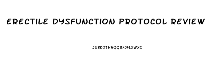 Erectile Dysfunction Protocol Review