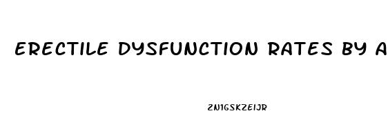 Erectile Dysfunction Rates By Age