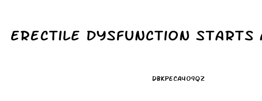 Erectile Dysfunction Starts At What Age