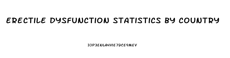 Erectile Dysfunction Statistics By Country