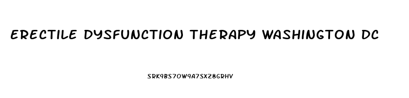 Erectile Dysfunction Therapy Washington Dc