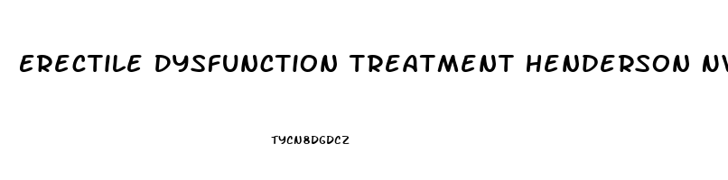 Erectile Dysfunction Treatment Henderson Nv