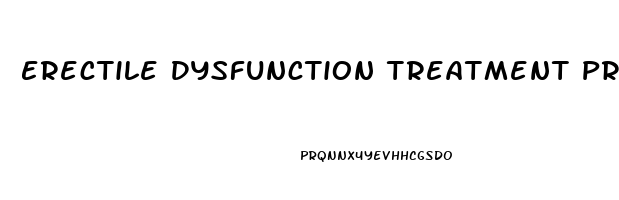 Erectile Dysfunction Treatment Protocol