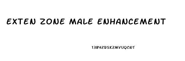 Exten Zone Male Enhancement