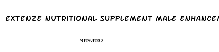 Extenze Nutritional Supplement Male Enhancement Review