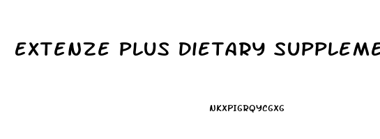 Extenze Plus Dietary Supplement Male Enhancement