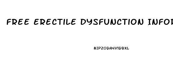 Free Erectile Dysfunction Information By Mail