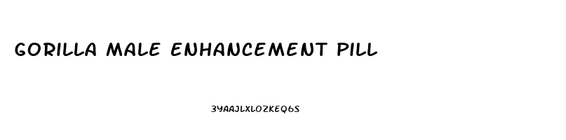 Gorilla Male Enhancement Pill