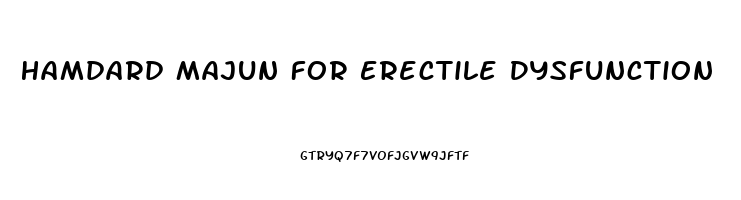 Hamdard Majun For Erectile Dysfunction
