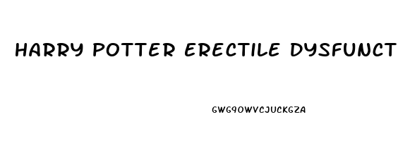 Harry Potter Erectile Dysfunction Tweet