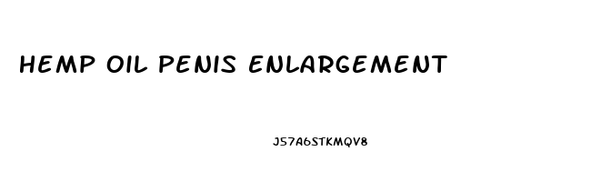 Hemp Oil Penis Enlargement