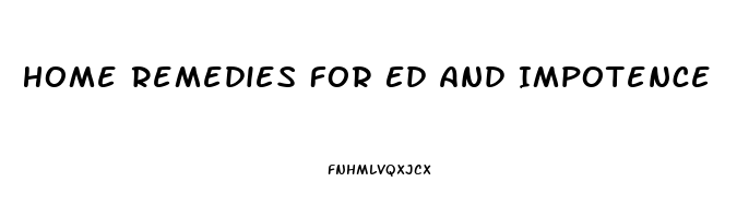 Home Remedies For Ed And Impotence