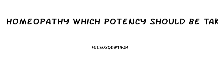 Homeopathy Which Potency Should Be Taken In Conium For Impotence