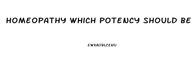 Homeopathy Which Potency Should Be Taken In Conium For Impotence