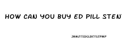 How Can You Buy Ed Pill Stentra