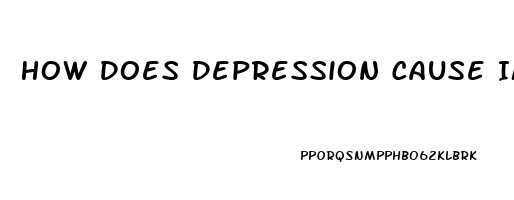 How Does Depression Cause Impotence Link