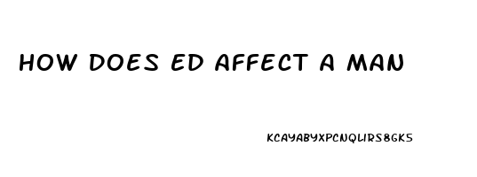 How Does Ed Affect A Man