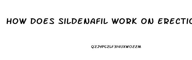 How Does Sildenafil Work On Erections