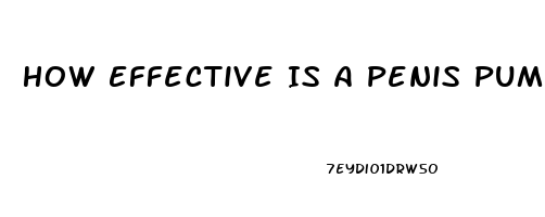 How Effective Is A Penis Pump For Male Impotence