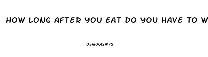 How Long After You Eat Do You Have To Wait For Sildenafil To Work Better