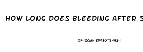 How Long Does Bleeding After Sex While Pregnant Last