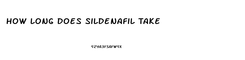 How Long Does Sildenafil Take