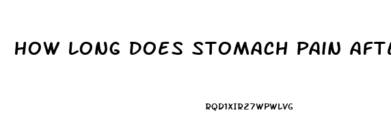 How Long Does Stomach Pain After Sex Last