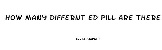 How Many Differnt Ed Pill Are There