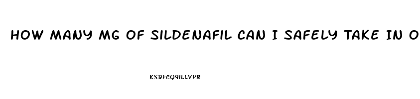 How Many Mg Of Sildenafil Can I Safely Take In One Dose