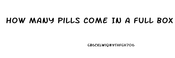 How Many Pills Come In A Full Box Of Black Panther Male Enhancement