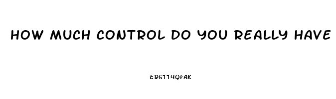 How Much Control Do You Really Have Over Your Sex Drive