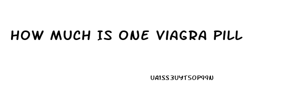 How Much Is One Viagra Pill